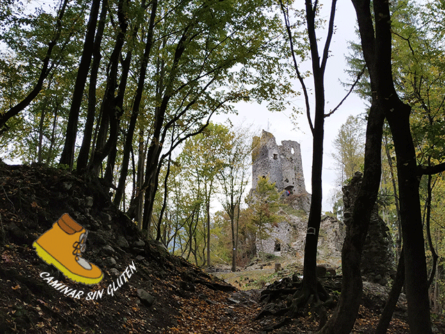 Ruinas del castillo viejo (Starý Hrad) de Strečno