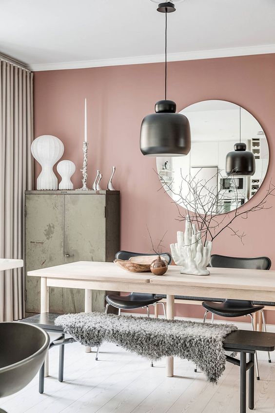 Best Modern And Contemporary Dining Room Mirror Wall Decor Ideas
