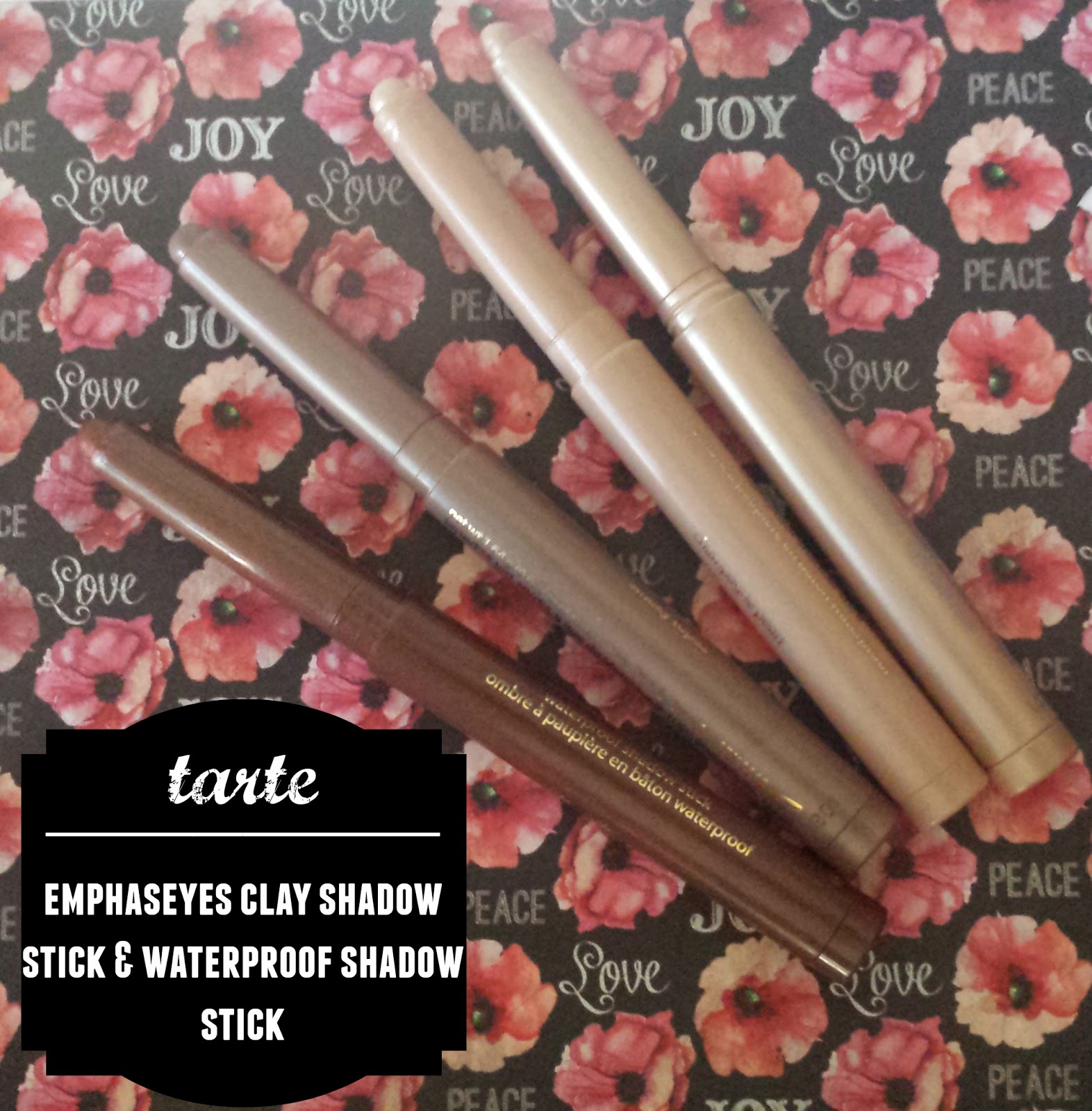 REVIEW┊Tarte Waterproof Shadow Sticks + emphasEYES Clay Shadow Stick