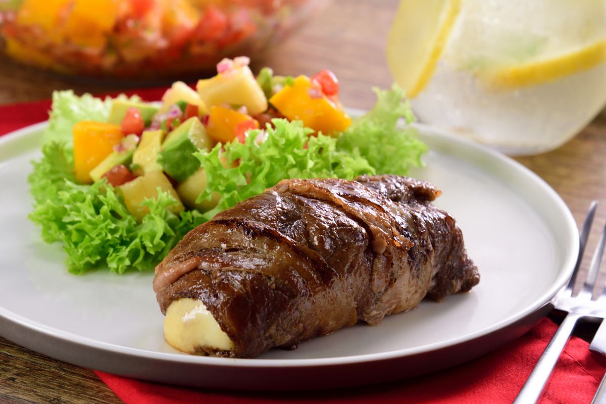 Filete de res relleno LA RECETA