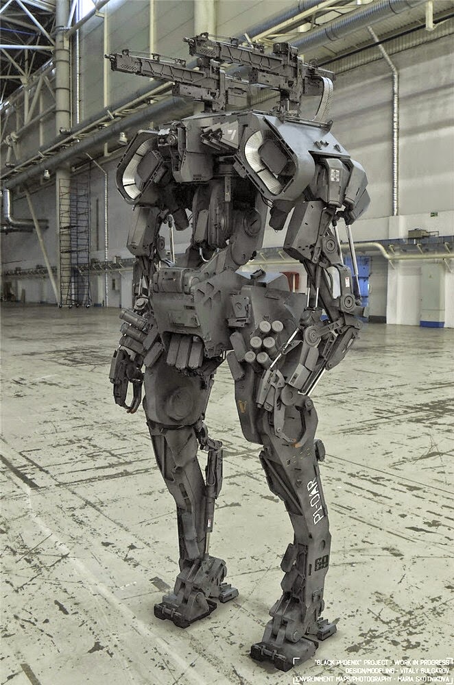 robot perang masa depan