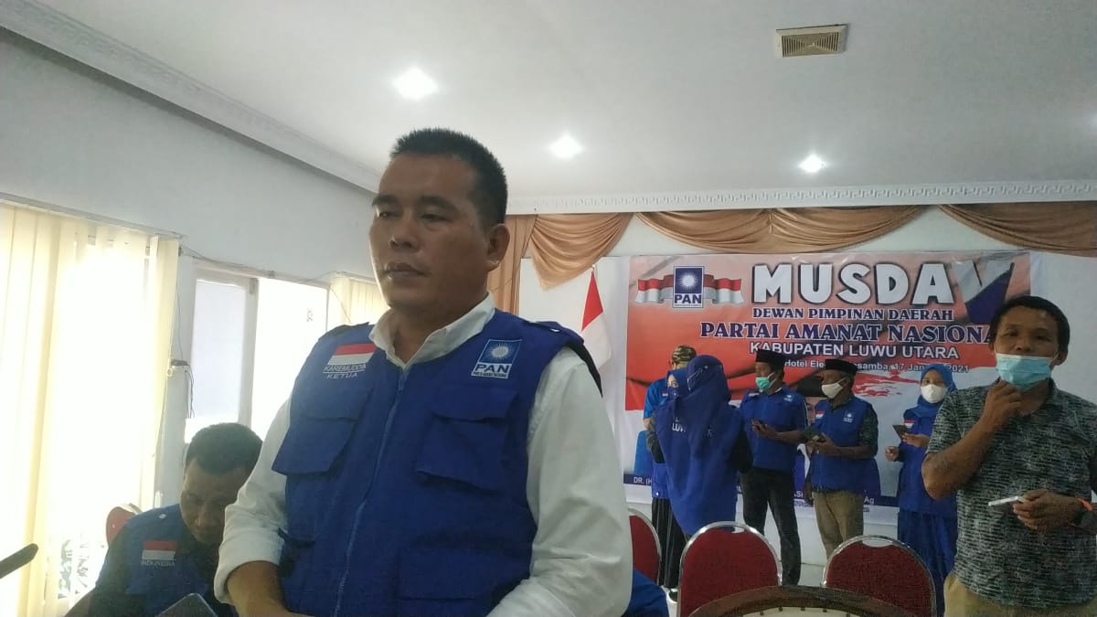 Ketua DPD PAN Luwu Utara, Karemuddin :  Bersinergi Dengan Pers Sangat Wajib