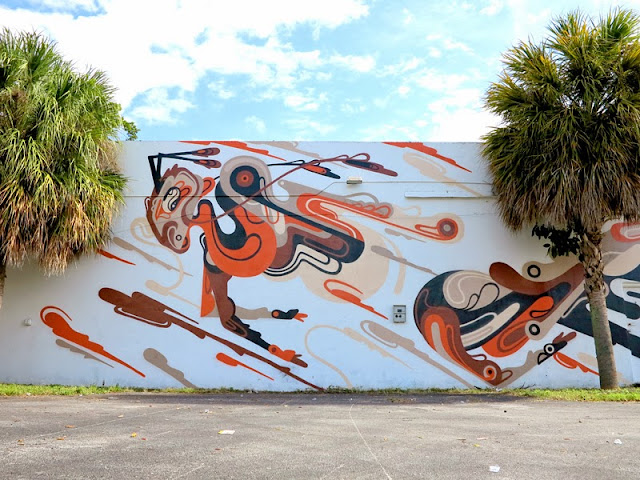 Street Art Mural By Australian Artist REKA in Miami, Florida for Art Basel 2013. 3