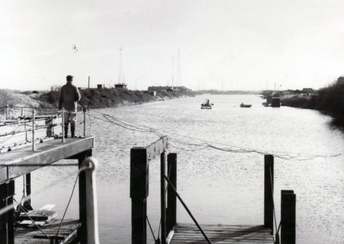 Looking along Horsea Island