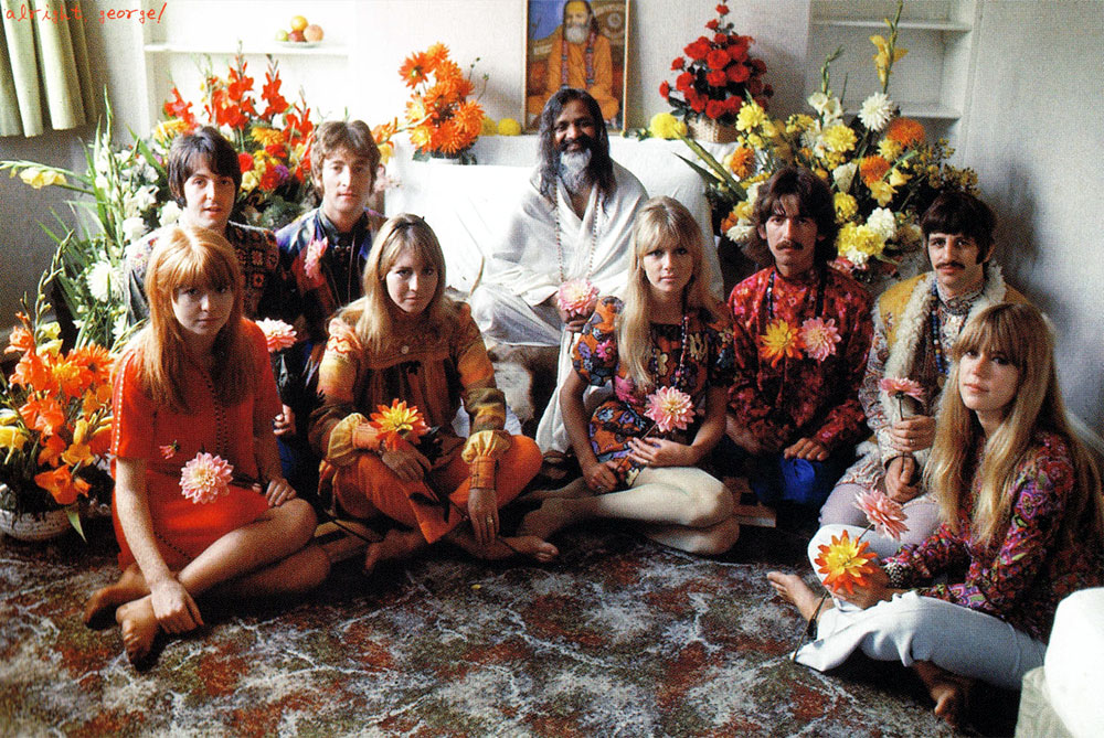The Maharishi met The Beatles in London in August 1967 ~ vintage everyday