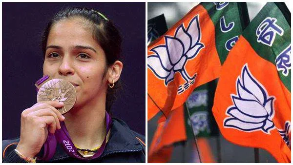 News, National, India, New Delhi, BJP, Badminton, Sports, Aam Aadmi Party, Badminton Star Saina Nehwal Enters BJP