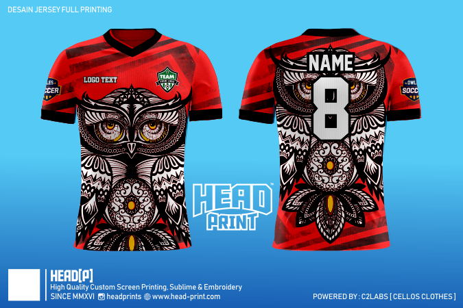 Download Free Diskon Akhir Tahun Bikin Jersey Full Printing Cuma 98 Ribu Promo Berbatas Waktu Sablon Kaos Online PSD Mockup Template