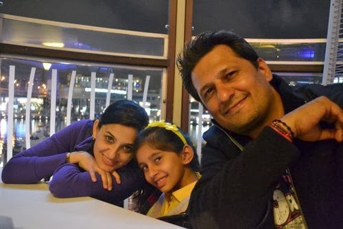 Television (TV) Actress Smita Bansal with Husband Ankush Mohla & Daughter Stasha Bansal | Television (TV) Actress Smita Bansal Family Photos | Real-Life Photos