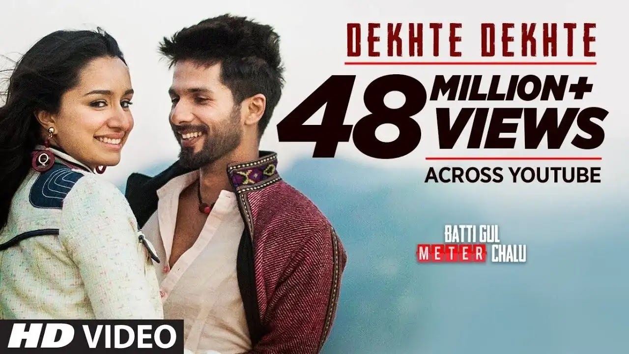 Atif A: Dekhte Dekhte Song | Batti Gul Meter Chalu | Shahid K Shraddha K | Nusrat Saab Rochak Manoj Dekhte Dekhte