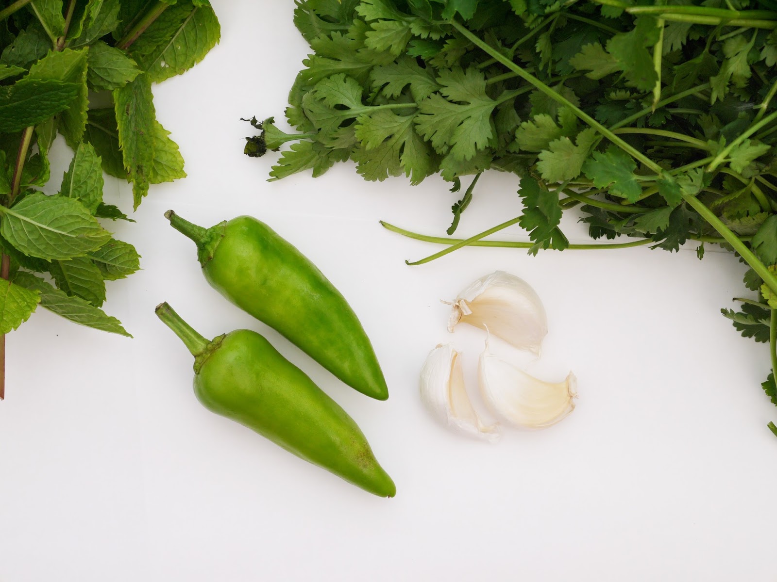 This Muslim Girl Bakes Fresh Coriander + Mint Chutney.