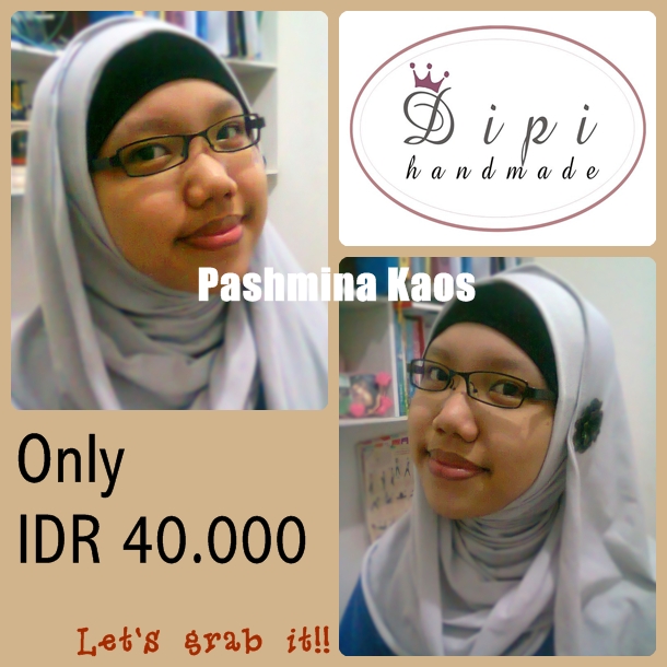 Pashmina Kaos Polos | Dipi Handmade