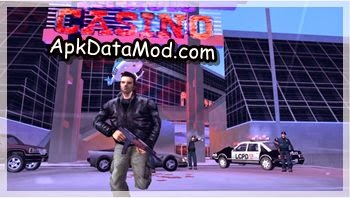 Grand Theft Auto III apk showing gun