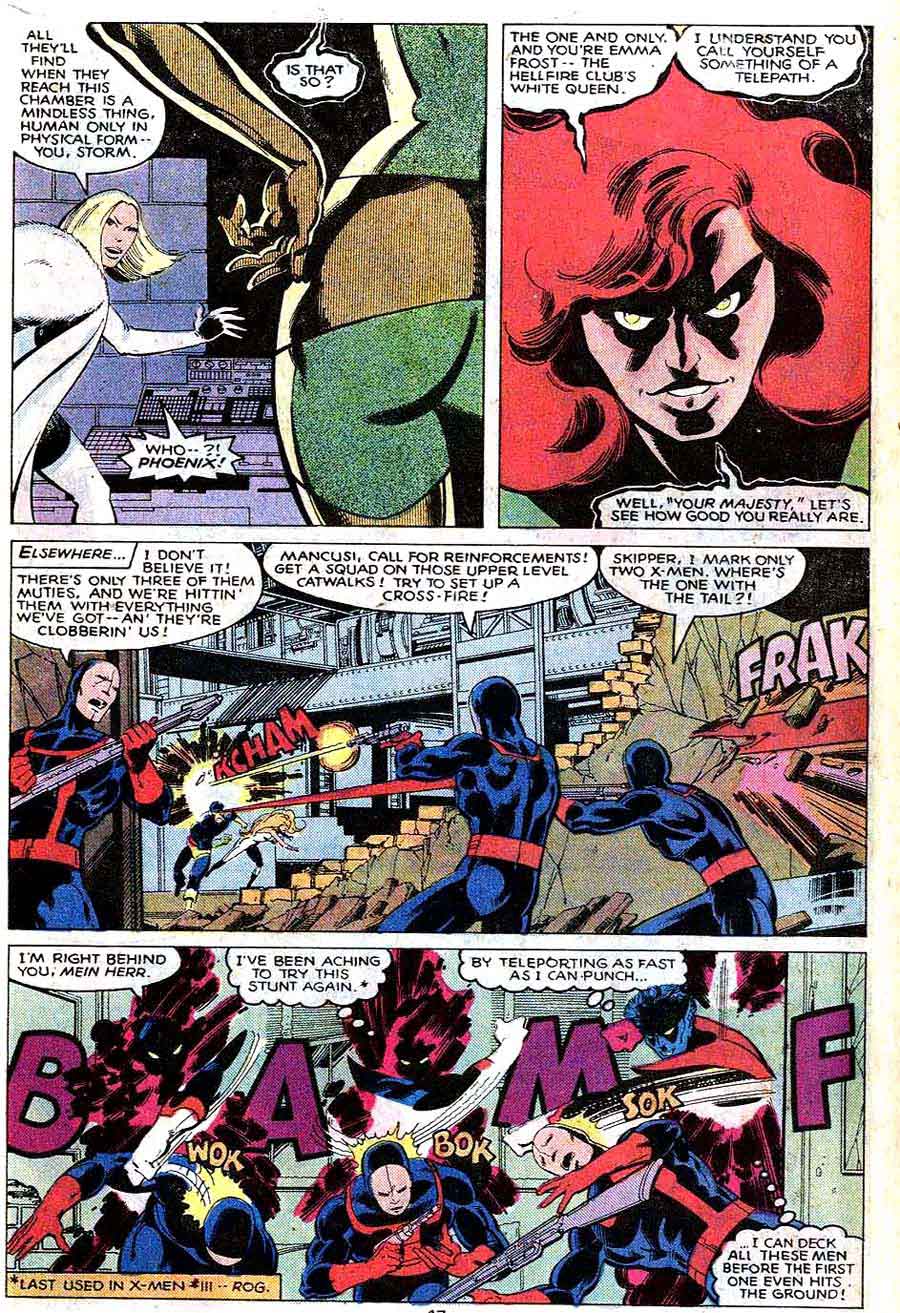 X-men v1 #131 marvel comic book page art by John Byrne