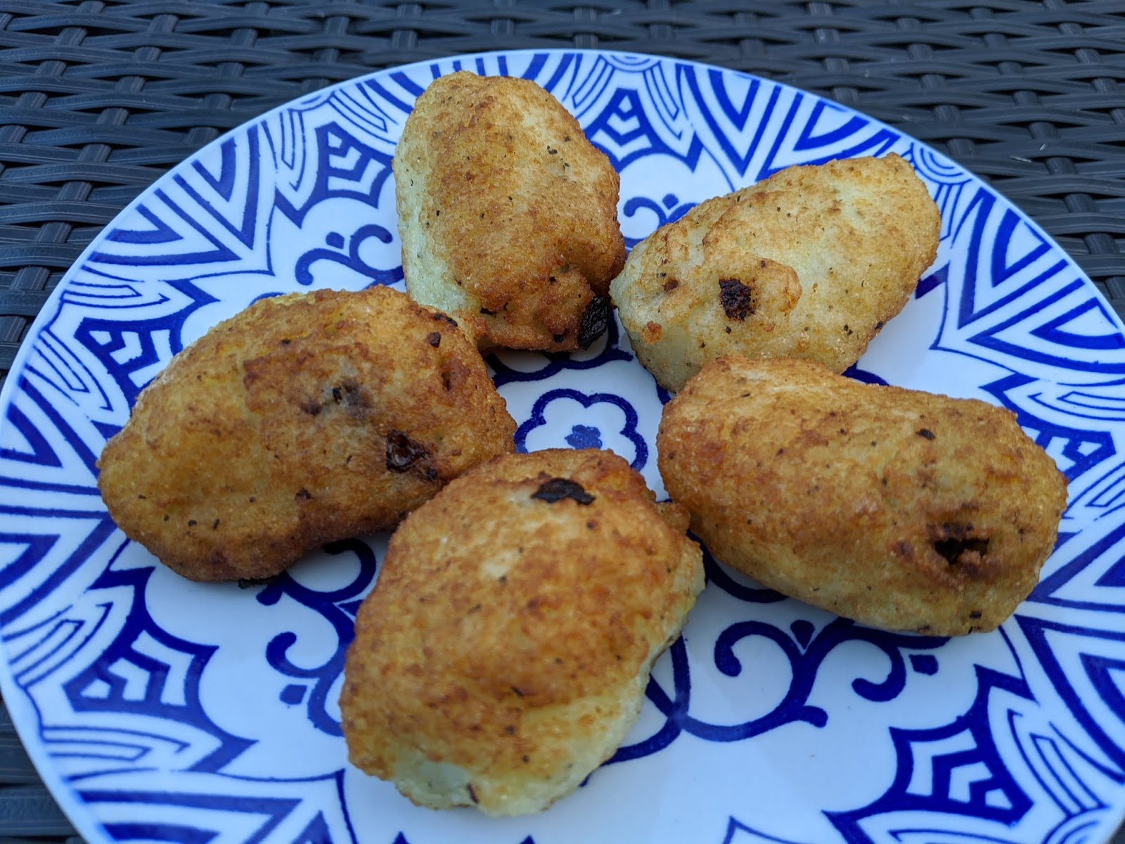 eattheworldchallenge Iraqi Rice & Potato Balls (Kubbat timman, Arancini)