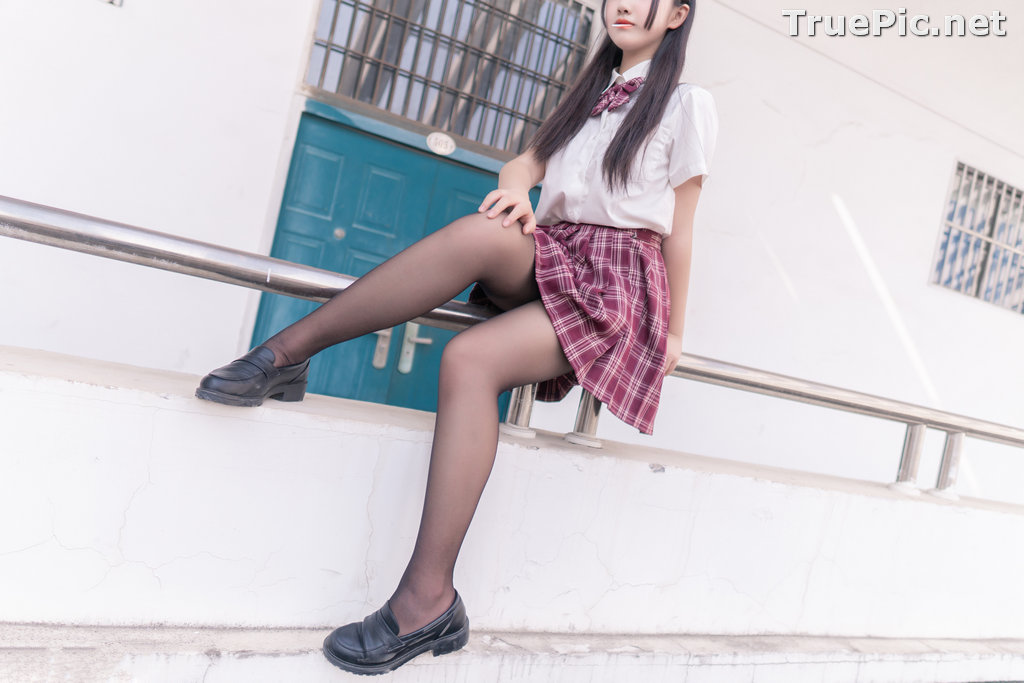 Image [MTCos] 喵糖映画 Vol.023 – Chinese Cute Model – Long Hair JK Girl - TruePic.net - Picture-39