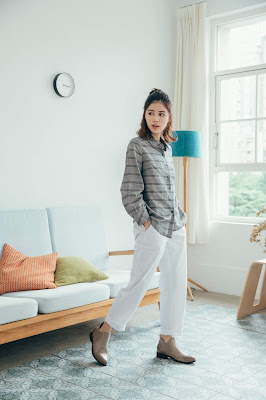 許許兒曠野之聲低跟真皮靴-灰狼/黑豹