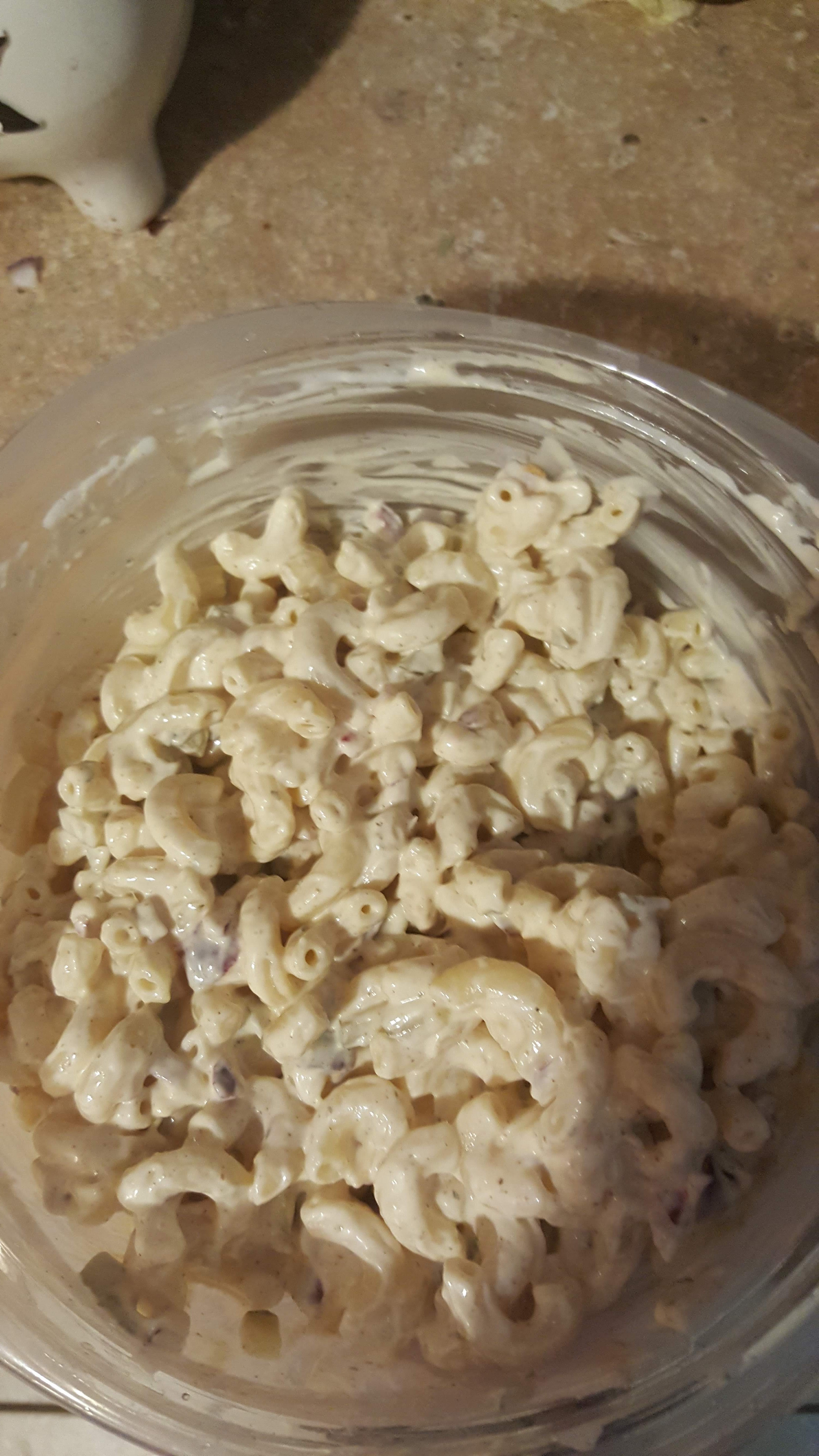 QuarterInch Capers Macaroni Salad