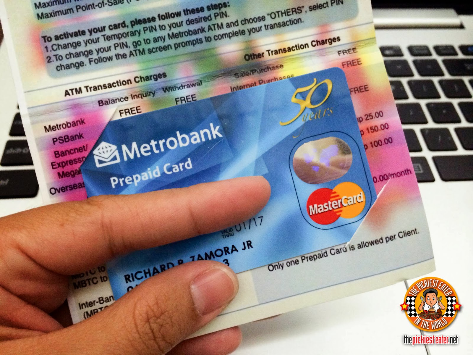 metrobank prepaid card