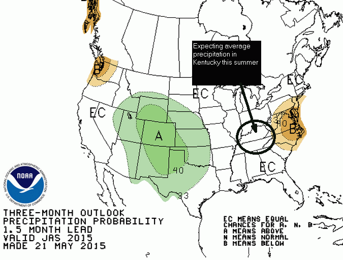 Central Kentucky Weather 2015 Summer Outlook for Kentucky
