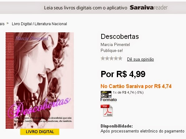 http://www.livrariasaraiva.com.br/produto/7309903 Descobertas