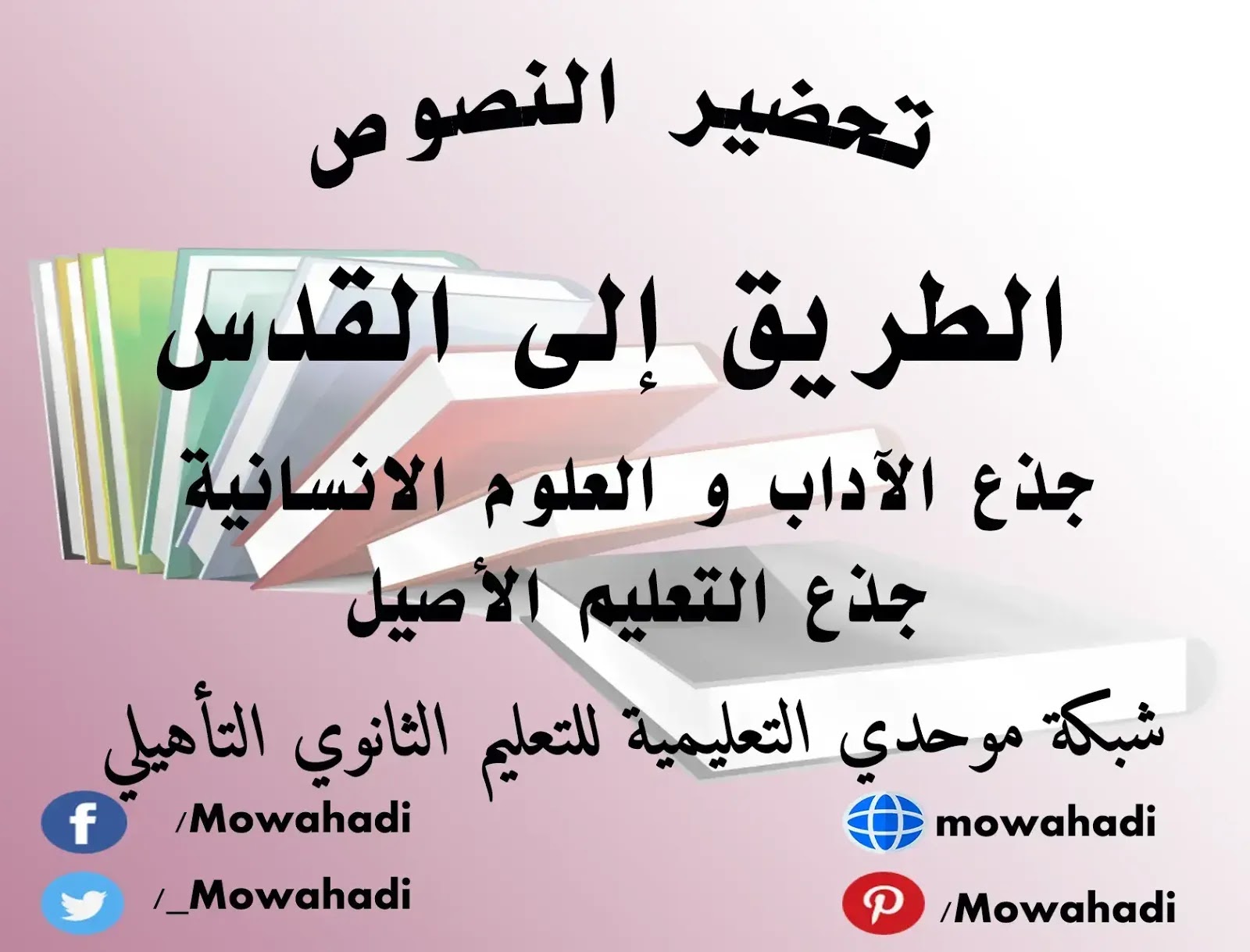 تحضير نص الطريق الى القدس