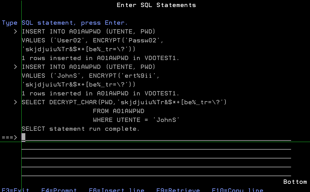 IBMi (AS400) fans only - How to store passwords in a secure way in a ...