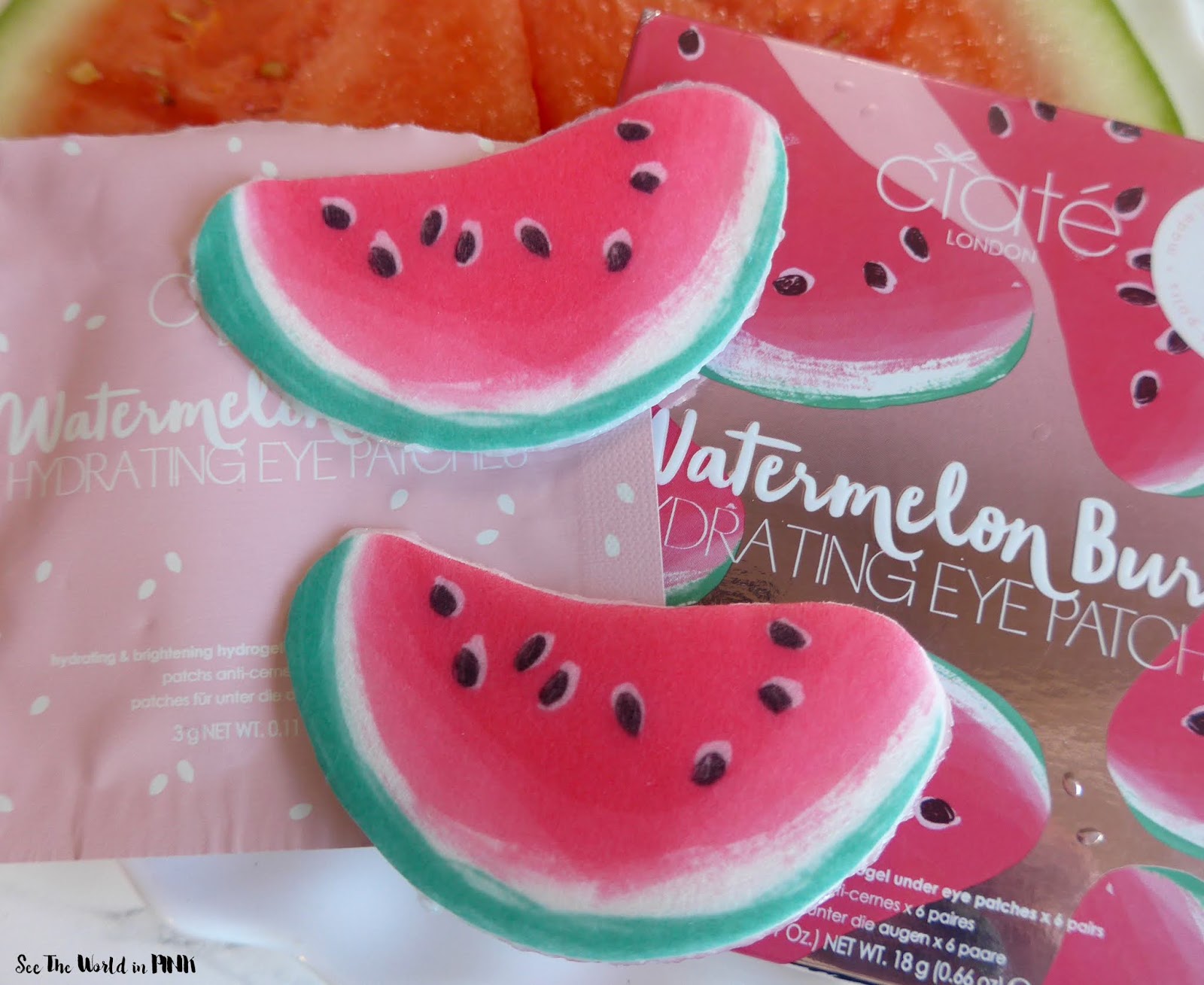 Skincare Sunday Ciate London Watermelon Burst Hydrating Eye Patches