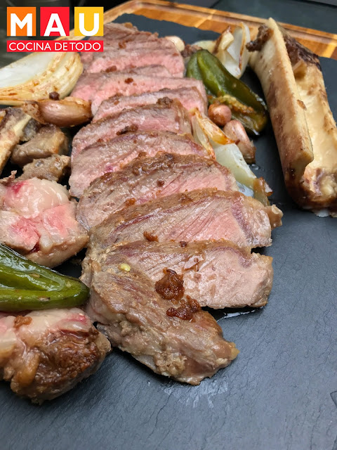 mau cocina de todo ribeye al tuetano asador parrilla asado receta facil