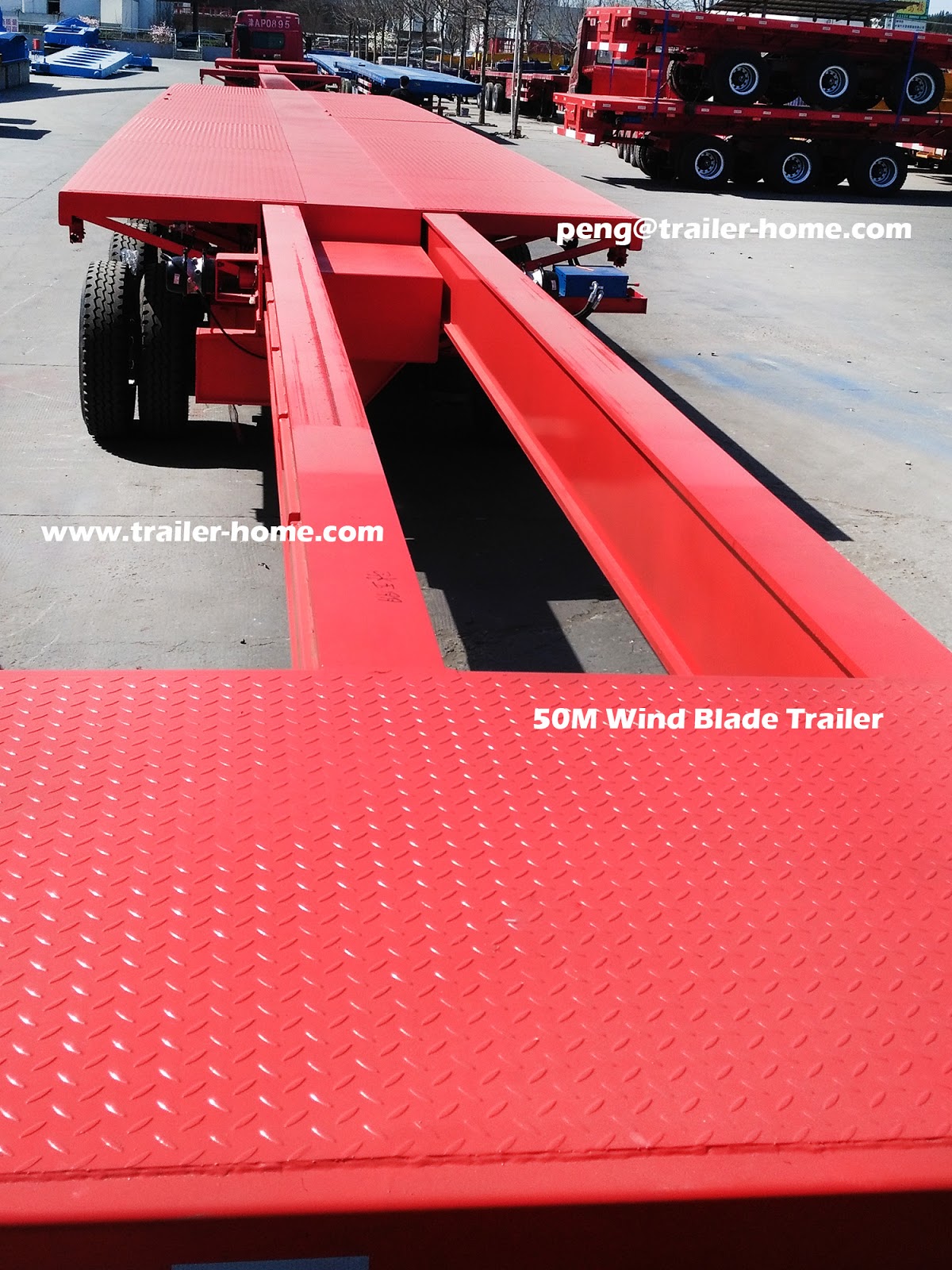 TrailerHomeModular Trailer Wind Blade TrailerExtendable Trailer40M to 55M lengthTrailerHome