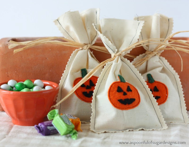 Halloween Treat Bags - A Spoonful of Sugar