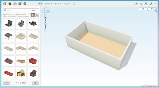 Proiectează-ţi casa online - Floorplanner - vedere 3D