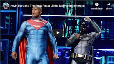 [Video] Kevin Hart and The Rock Roast all the Marvel Superheroes