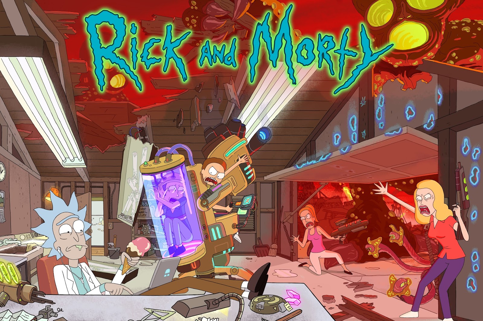 المسلسل الرائع Rick And Morty الموسم الثاني الترجمة منفصلة Moaid Gaming