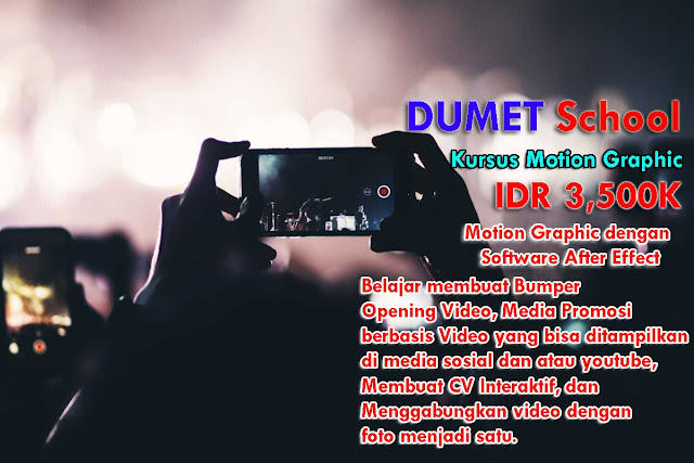 Promosikan Usaha Anda di Youtube Dengan Kursus Editing Video di DUMET school