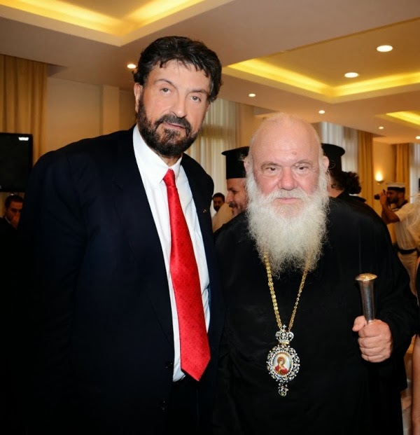 Με τον Αρχιεπίσκοπο Ιερώνυμο