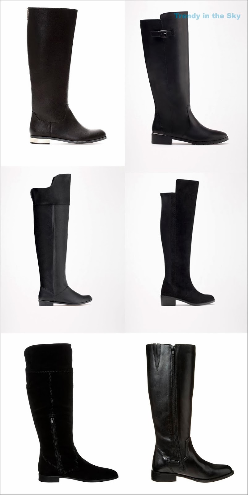 Trendy in the Sky: Botas altas color negro: en busca y captura 