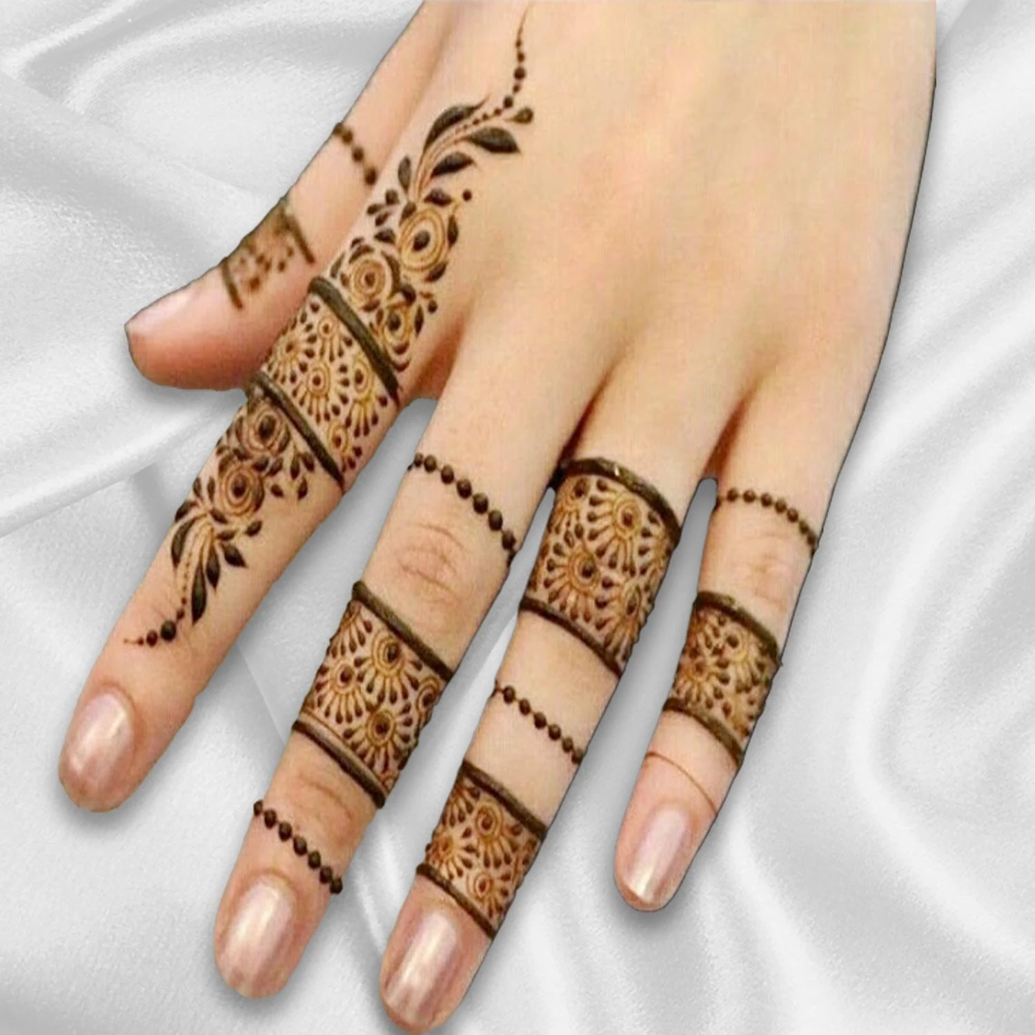 Finger Mehndi Design – Beautiful Simple Mehndi Designs # 03