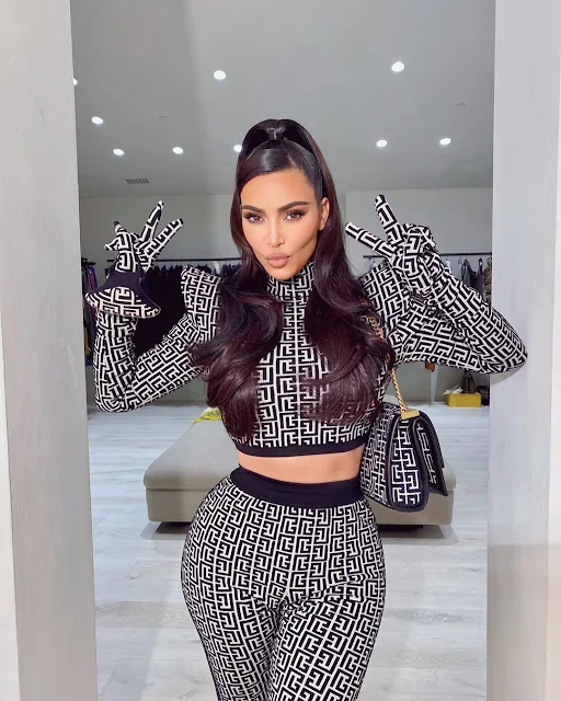 Kim Kardashian in Balmain Spring Summer 2021 by RUNWAY MAGAZINE