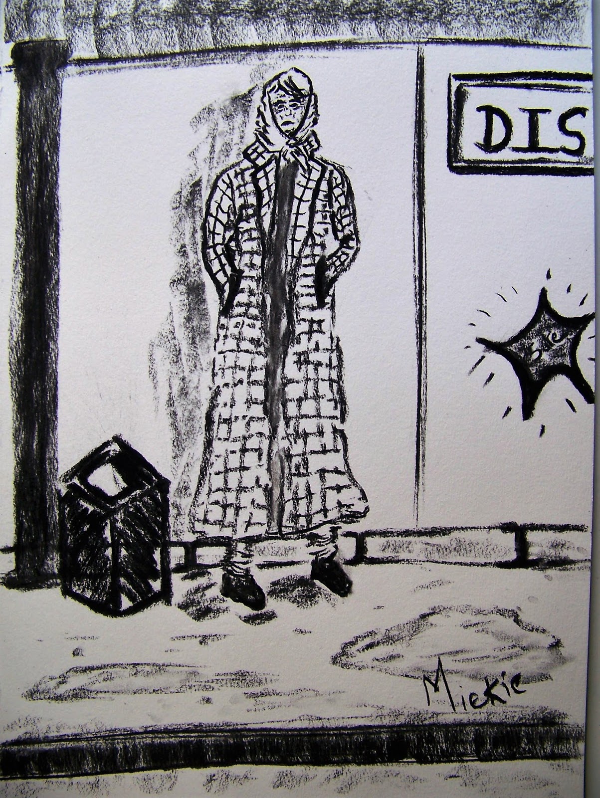A Pretty Talent Blog: Telling a story in Charcoal
