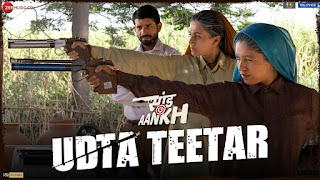 Udta Teetar Lyrics in Hindi from Saand Ki Aankh