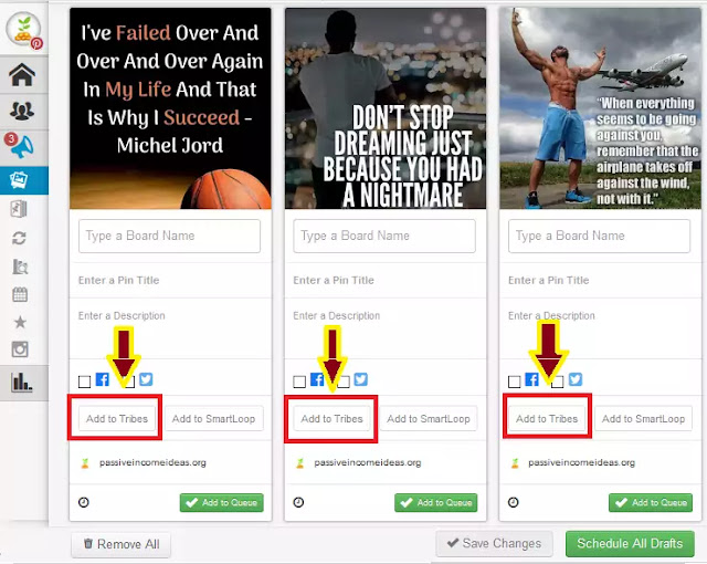 website rank with pinterest tailwind tribes