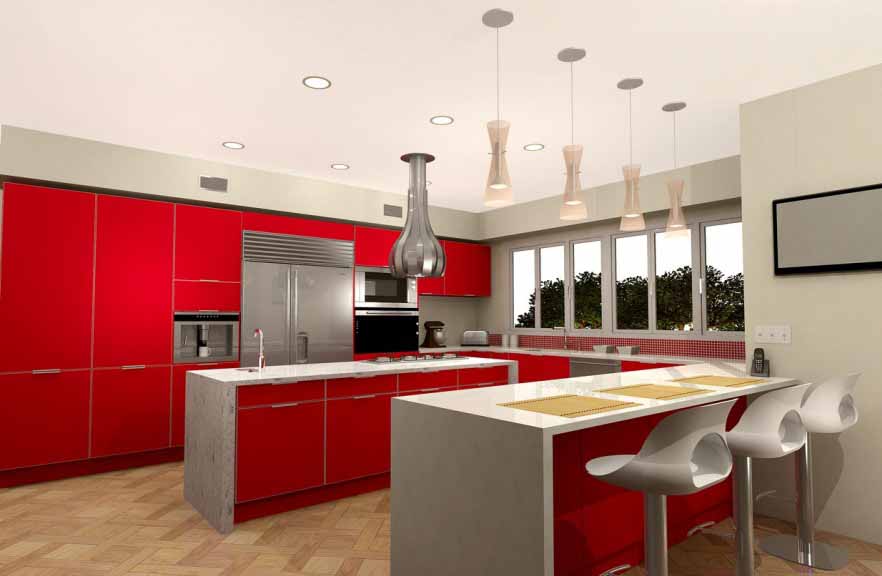 Memasak Jadi Menyenangkan Dengan Desain Dapur Warna Merah Memasak Jadi Menyenangkan Dengan Desain Dapur Warna Merah