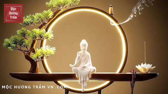 Mẫu thác xông trầm Phật Mẫu thác xông trầm Phật