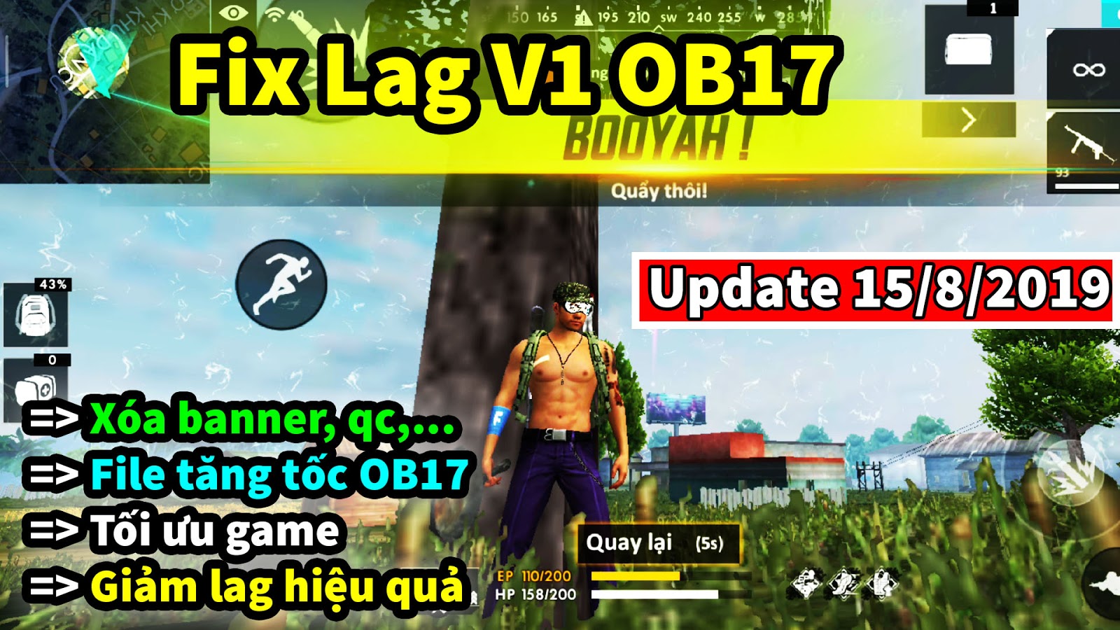 Fix Lag Free Fire Ob17 V1 Tối ưu Game Va File Tăng Tốc Cho