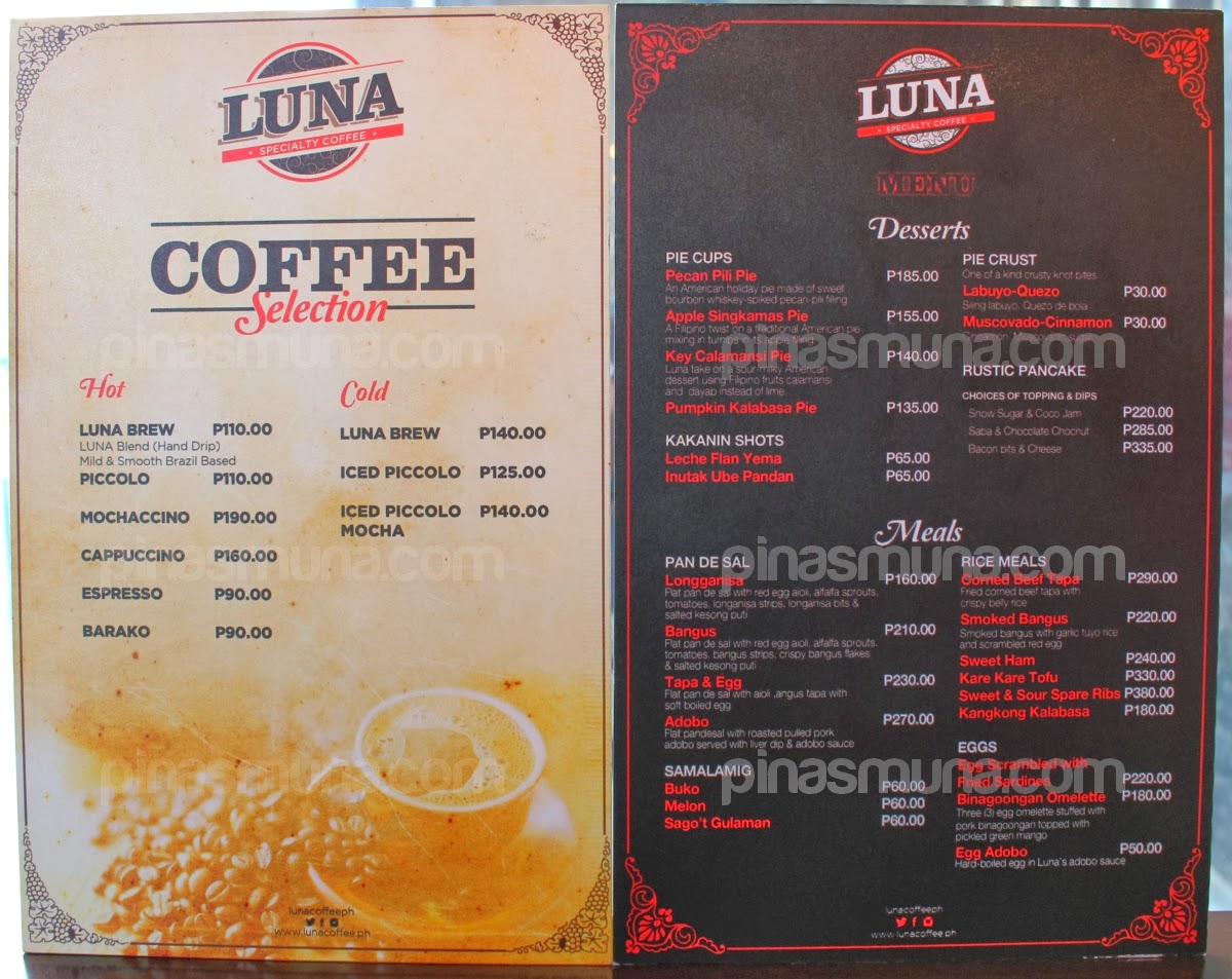 Luna Specialty Coffee in Bonifacio Global City