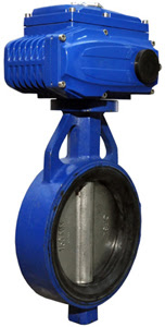 Electrically butterfly valves