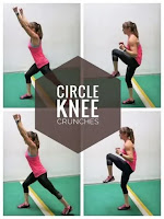 Circle knee crunches