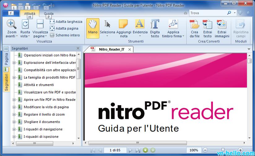 nitro reader 5 snapshop quality