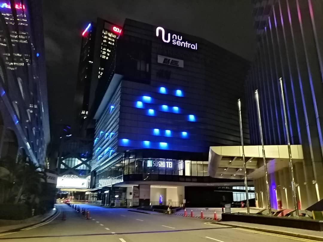 gambar cantik kempen cahaya biru malaysia #lightitblue