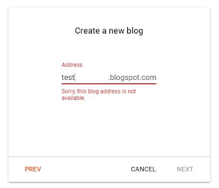Membuat alamat URL blog